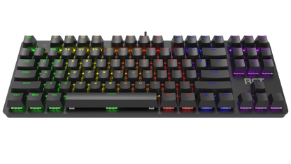 RCT HyperKeyTKL 87 keys Mechanical Gaming Keyboard; Blue mechanical switches; Multi Color LED Backlight.