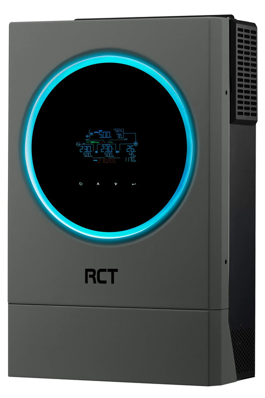 RCT INFINISOLAR V4 5.6K 5600VA/5600W OFF GRID INVERTER CHARGER; 48V 6000W PV Open PV 500V DC WIFI