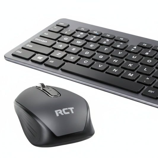 RCT-K35 Slimline Scissor Switch Wireless Keyboard and RCT-X850BK Wireless Mouse