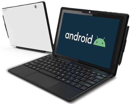 Discover the PRE-Loved Mecer 10 Tablet with Keyboard - Portable 2-in-1 Android Device in excellent, like-new condition.