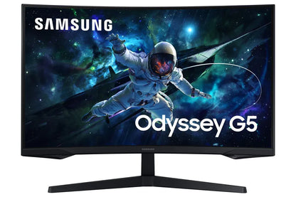 Samsung LS32CG552 32'' Odyssey G5 QHD Curved Monitor; 16:9; 1000R; 2560x1440 resolution; 165Hz; 2500:1 Static; 1ms (MPRT); 178°/