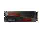 SAMSUNG MZ-V9P1T0CW 990 PRO 1 TB NVMe SSD W/Heatsink - Read Speed up to 7450 MB/s; Write Speed to up 6900 MB/s; Random Read up t