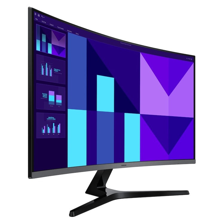 Samsung S39GD curved monitor alternate angle