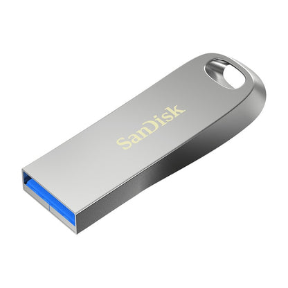 SanDisk Ultra Luxe 256GB USB flash drive SDCZ74-256G-G46 angled front view