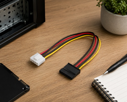 4 PIN MINI TO SATA POWER CABLE