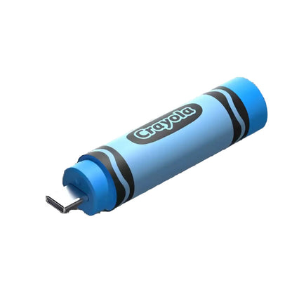 SanDisk Crayola 128GB USB-C flash drive in Cerulean Blue — SDCZIC-128G-G46B