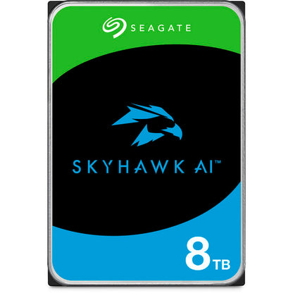 Seagate eagate SkyHawk AI 8TB Surveillance HDD – 7200RPM, SATA III, 3.5" Internal Drive, AI-Optimized, 24/7 Use