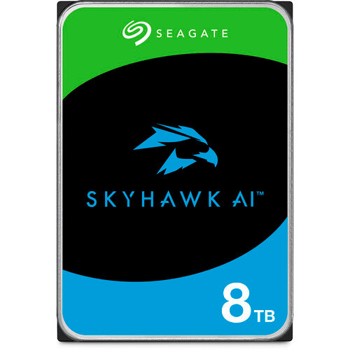 Seagate eagate SkyHawk AI 8TB Surveillance HDD – 7200RPM, SATA III, 3.5" Internal Drive, AI-Optimized, 24/7 Use