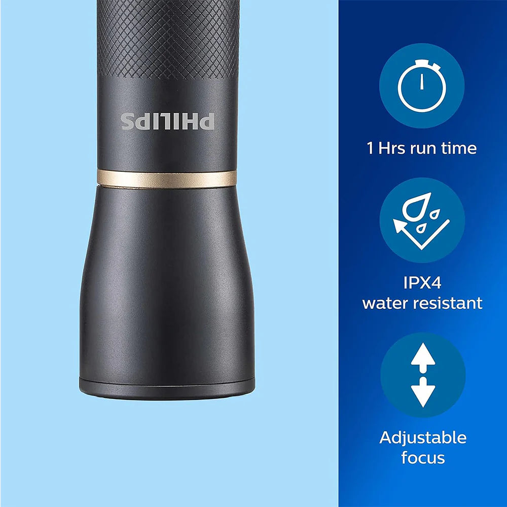 Philips Pro LED Flashlight 400 Lumens – IPX4 Water Resistant | SFL7000T/10