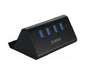 HUB: USB3.0 -  4P BK STAND