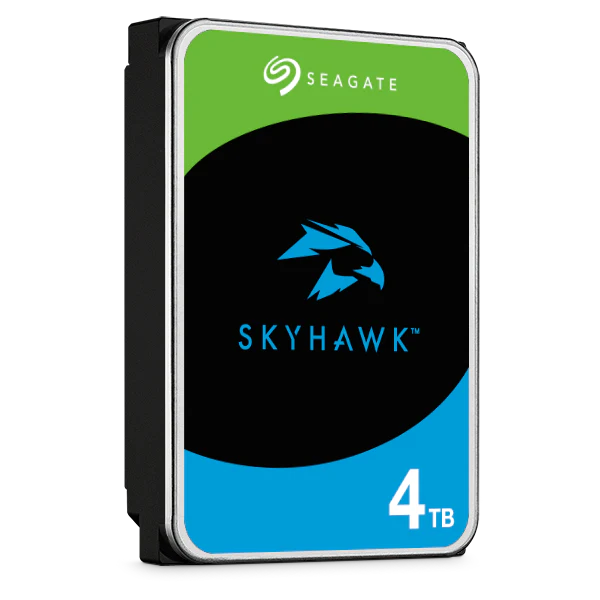 Seagate SkyHawk ST4000VX016 4TB Surveillance Hard Drive – 3.5", SATA 6Gb/s, 24×7 Reliability