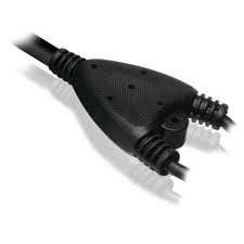MicroWorld 1.7m two-way power splitter cable