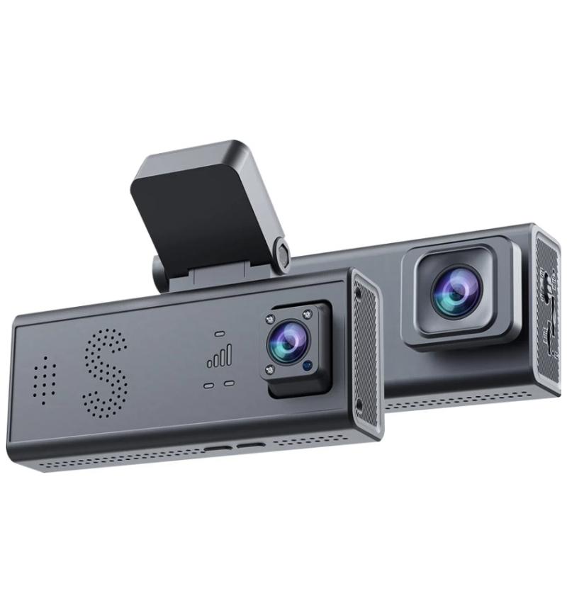 Microworld Dual 3MP 4G Car Dash Camera with GPS and Parking Guard