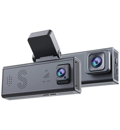 Microworld Dual 3MP 4G Car Dash Camera with GPS and Parking Guard