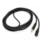 Microworld 3.5mm Audio Extension Cable 10 Meter M-F - Black