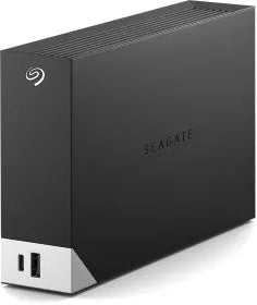 Seagate One Touch Hub 6TB Desktop External Hard Drive with USB-C, black with USB 3.0 ports