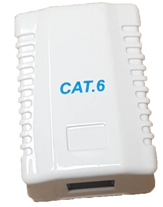 RCT- CAT6 WALLBOX SINGLE PORT