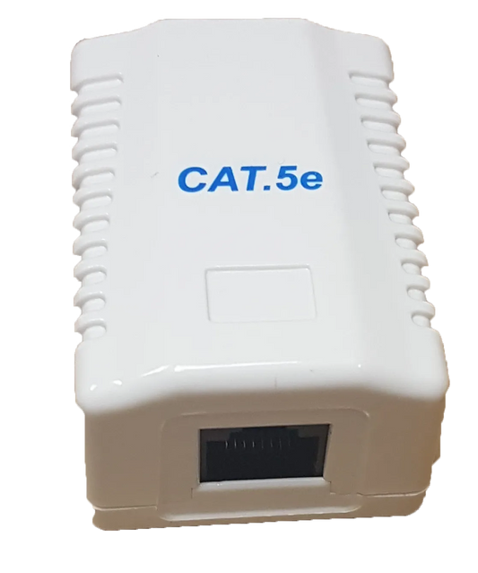 RCT- CAT5 WALLBOX SINGLE PORT
