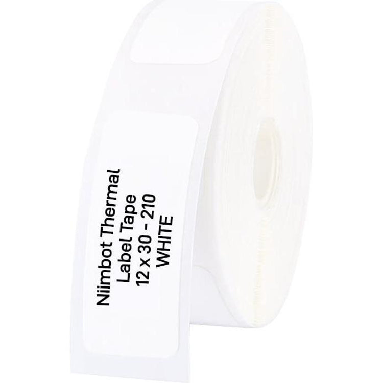 NIIMBOT Thermal Label 12 x 30mm, 210 Labels - White – view 1