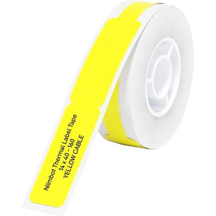 NIIMBOT Cable Label 12.5 x 74mm, 65 Labels - Yellow – view 1