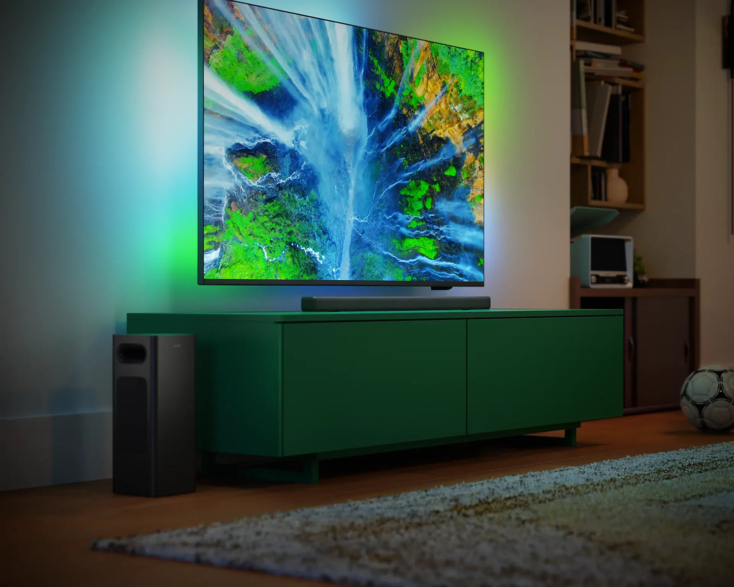 Philips TAB6309 2.1 Channel Soundbar (160W RMS) with Wireless Subwoofer - Dolby Audio | HDMI eARC