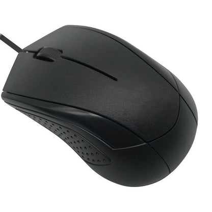 TBYTE M232 USB Wired Optical Mouse – 1000 DPI, Plug & Play, Black