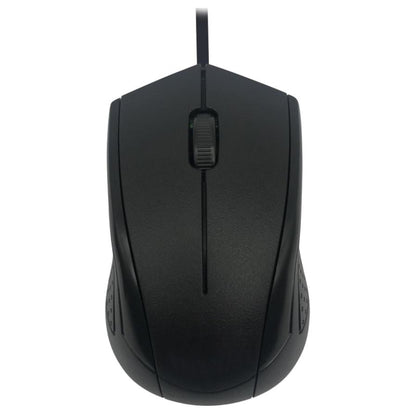 TBYTE M232 USB Wired Optical Mouse – 1000 DPI, Plug & Play, Black