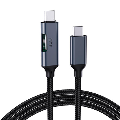M-Link USB-C to USB-C Cable with TF Card Reader 1m