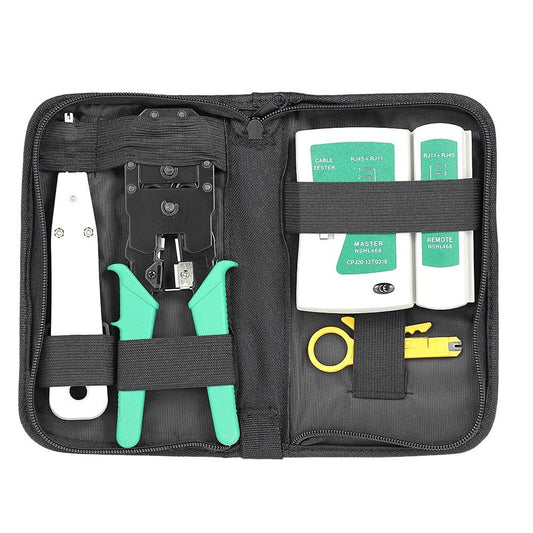 TBYTE Network Installation Kit - Crimper, Tester, Punch Down Tool includes essential tools for efficient network setups.