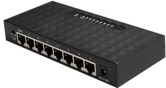 SW:   8 PORT 10/100/1000G
