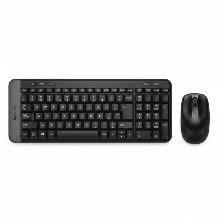 Logitech MK220 Wireless Keyboard and Mouse Combo with compact keyboard and optical mouse