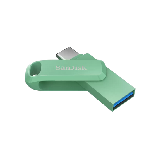 SanDisk Dual Drive USB Type-C 64GB Flash Drive Absinthe Green