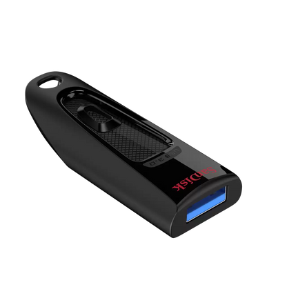 SanDisk Ultra 64GB USB 3.0 Flash Drive – High-Speed Performance, Black – SDCZ48-064G-U46 by SanDisk