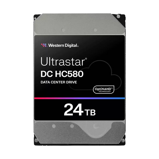 Western Digital Ultrastar DC HC580 24TB Data Center HDD – 3.5" SATA 6Gb/s, 7200 RPM, Enterprise-Grade | TechHub
