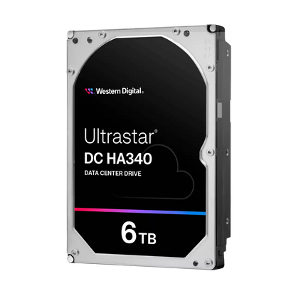 Western Digital Ultrastar DC HA340 6TB HDD – 3.5" SATA 6Gb/s, 7200 RPM, Enterprise-Class Hard Drive