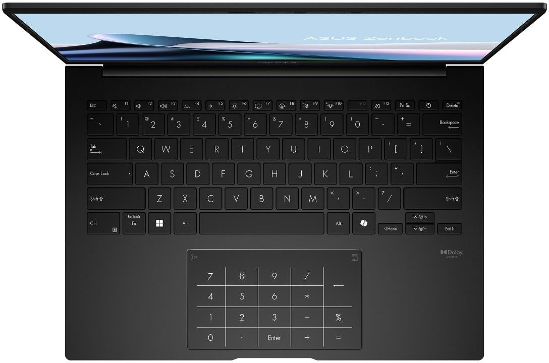 Sleek top view of the PRE-Loved ASUS Zenbook 14 (UM3406) | Ryzen 7 8840HS | 16GB RAM | 1TB SSD | Windows 11 | OLED Display.