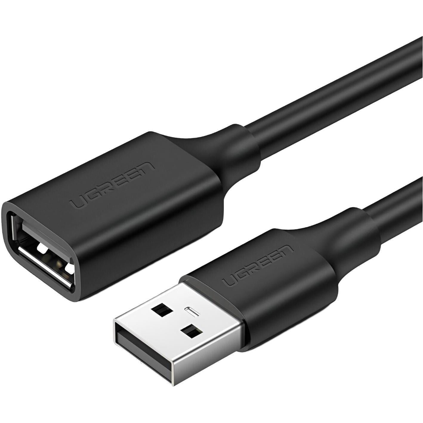 UGREEN USB 2.0 Extension Cable – Male to Female, 480Mbps Data Transfer - 1.5m
