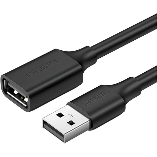 UGREEN USB 2.0 Extension Cable – Male to Female, 480Mbps Data Transfer - 1.5m