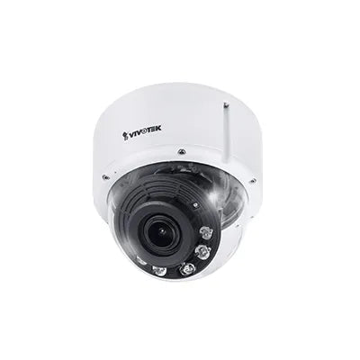VIVOTEK Outdoor IK10 Dome; H.265; 2MP; Remote Focus; 2.8-12mm; 30M IR; WDR PRO; Mic
