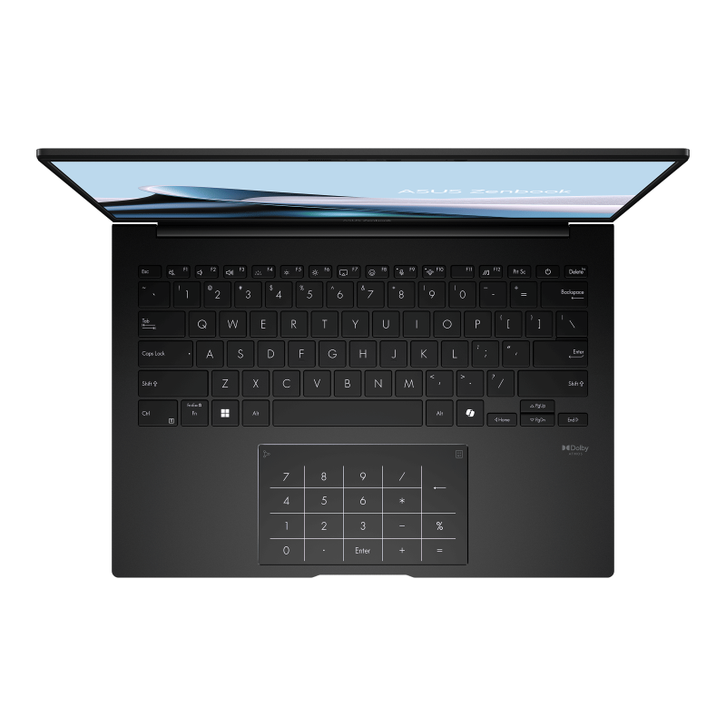 Sleek keyboard layout of the PRE-Loved ASUS Zenbook 14 (UM3406) | Ryzen 7 8840HS | 16GB RAM | OLED Display.