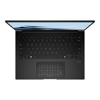Sleek keyboard layout of the PRE-Loved ASUS Zenbook 14 (UM3406) | Ryzen 7 8840HS | 16GB RAM | OLED Display.